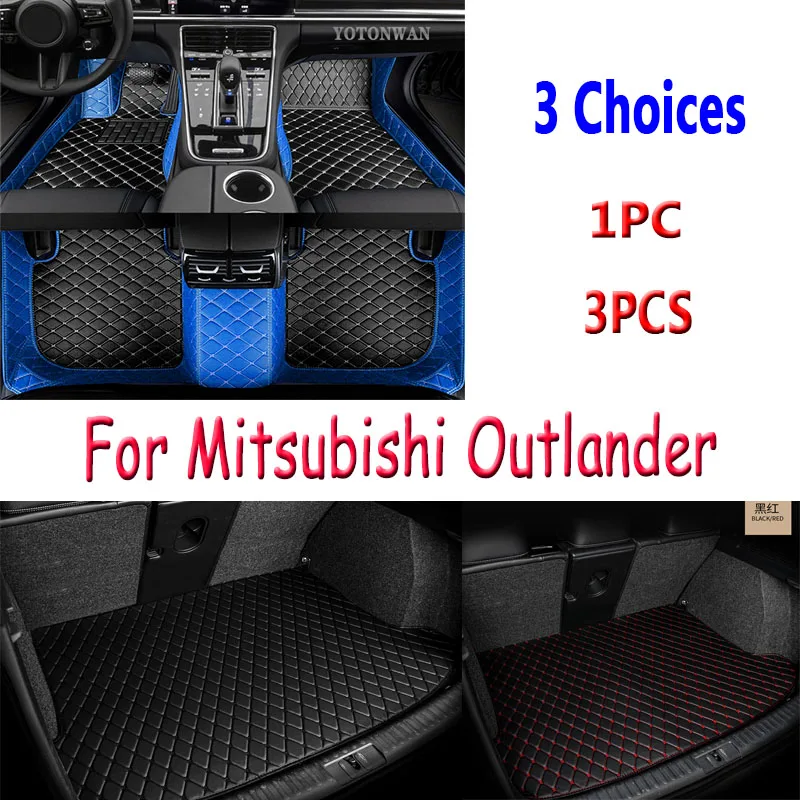 Автомобильные коврики для Mitsubishi Montero Outlander Airtrek CU ZE ZF 2001 ~ 2006, кожаные коврики, коврики, автомобильные аксессуары 2002 2003