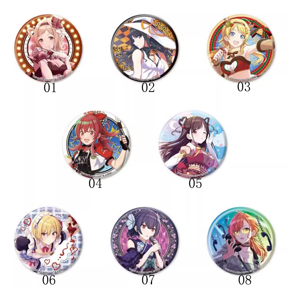 Блестящие цвета bсакураги, модель IDOLM @ STER, модель Komiya Kaho Mitsumine Yuika Tsukioka Kogane значок Косплея