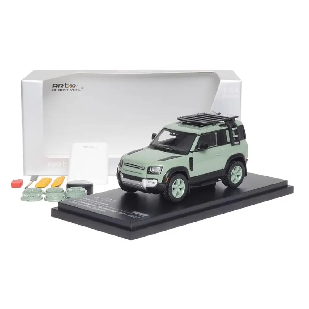 arbox 1/64 Defender 90 Green, литая под давлением модель автомобиля, коллекция ограниченного выпуска