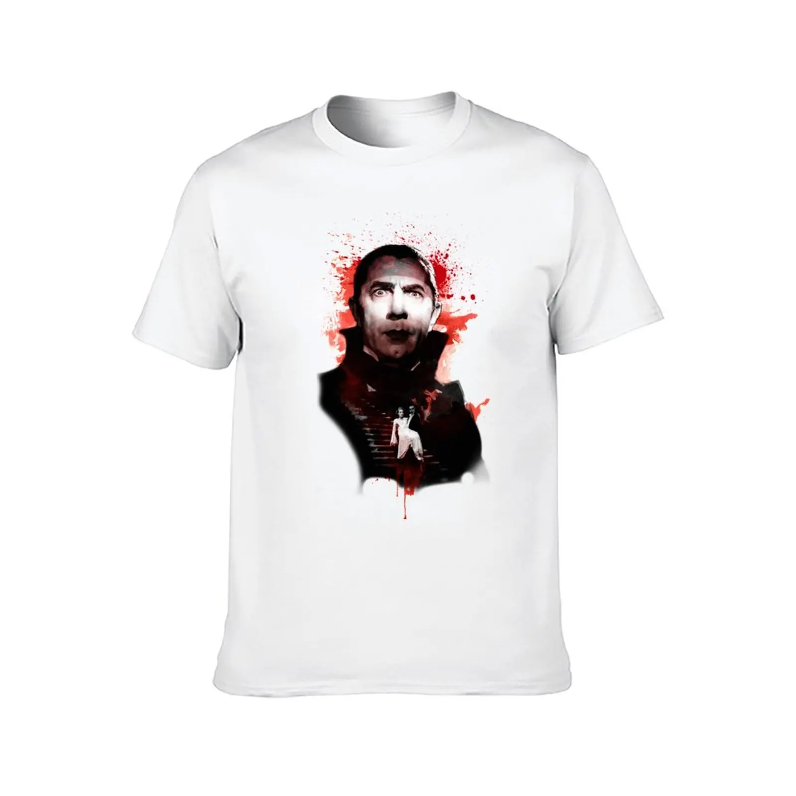 Фото Дракула - Bela Lugosi |   Футболка Perfect Gift, мужская футболка с рисунком, мужская повседневная футболка №2