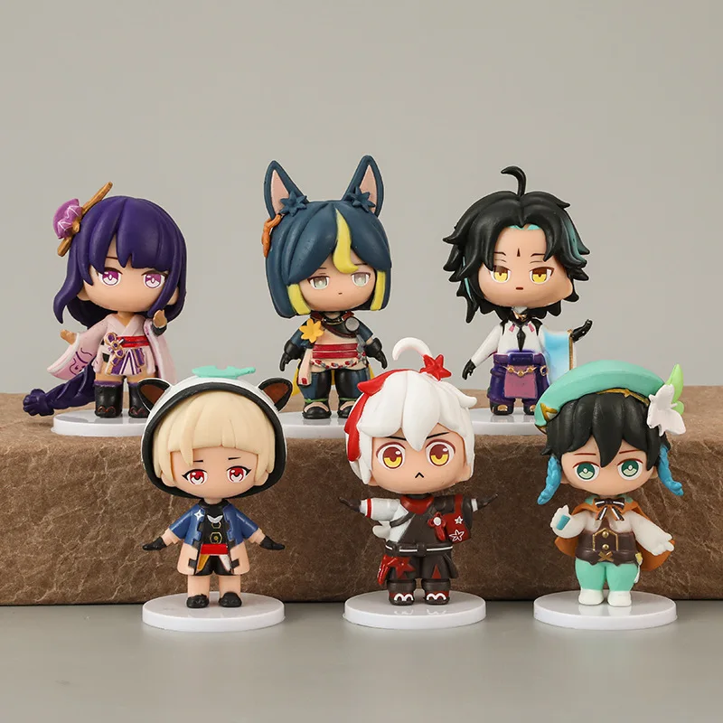 Yuan Shen, экшн-игрушки, фигурки Kaedehara Kazuha, кукла, предметы интерьера Xiao, аниме-фигурка, модель Tignari, игрушка Kawaii, подарок для ребенка