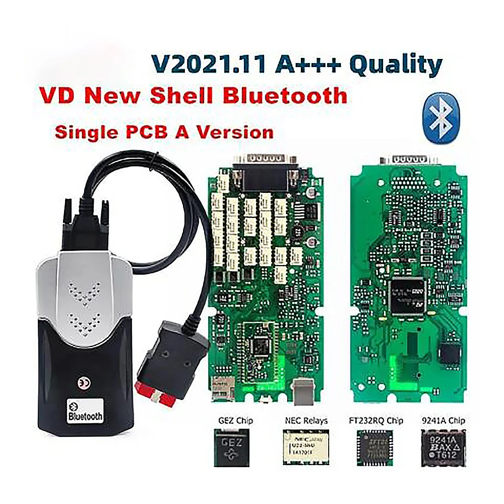 Диагностический инструмент Multidiag Pro + 2021,11 MVD OBD2 для грузовиков, диагностический кабель TCS PRO OBD для V3.0 V9.0 с чипом 9241A