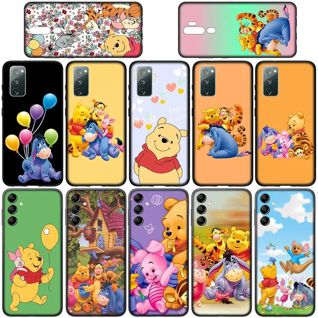 Фото Winnies Bears Poohs Eeyore Donkey Phone Cover Casing for Samsung Galaxy S22 S21 S20 Fe Ultra S8 Plus + S7 Edge M15 Soft Case №2
