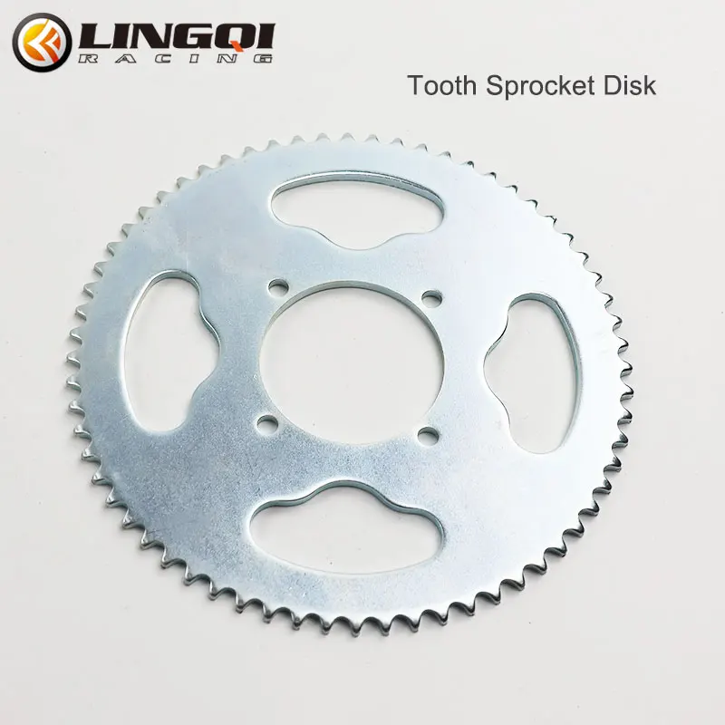 Передняя Звездочка двигателя LINGQI RACING T8F 64T 54T зубчатая шестерня для карт скутера квадроцикла мини мотора мотоцикла аксессуары