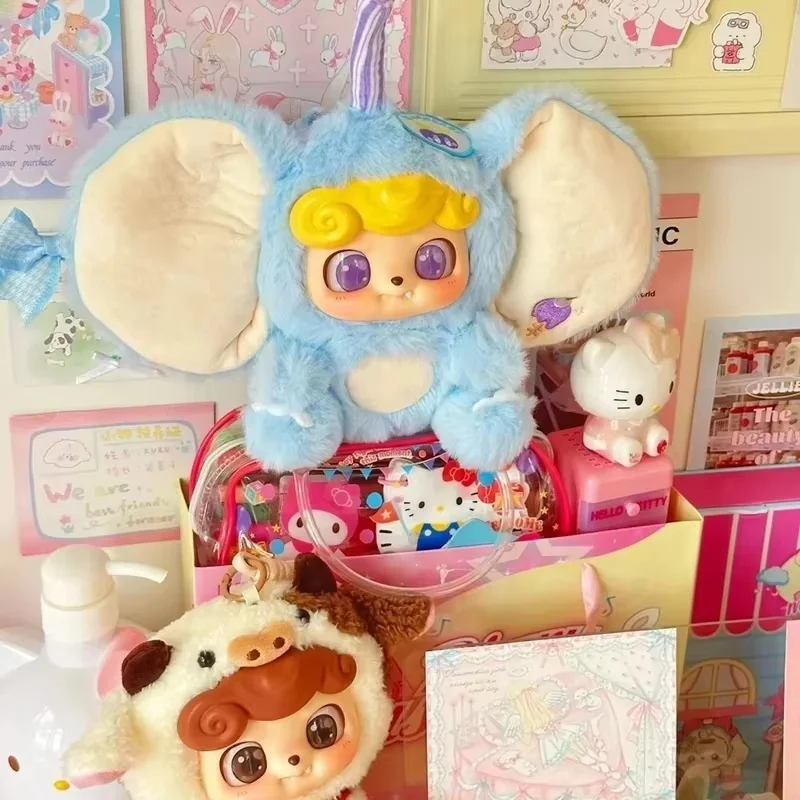 Фото Qkid Jotoys натуральная Q Bao слепая коробка животное детский сад модная игра милая кукла игрушка ручной работы подарок №4