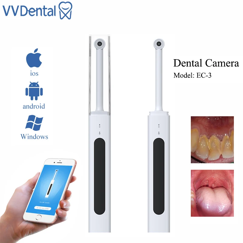 VVDental внутриполостная стоматологическая камера с 8 светодиодами Wifi камера для осмотра полости рта для Andorid/iPhone/ПК Стоматологическая одонтология эндоскоп