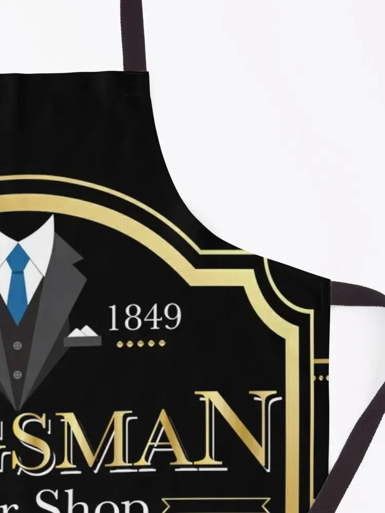 Фото Фартук Kingsman Tailor Shop, вещи для кухни, рождественская кухонная тряпка, кухонные инструменты, аксессуары, мужской фартук №4