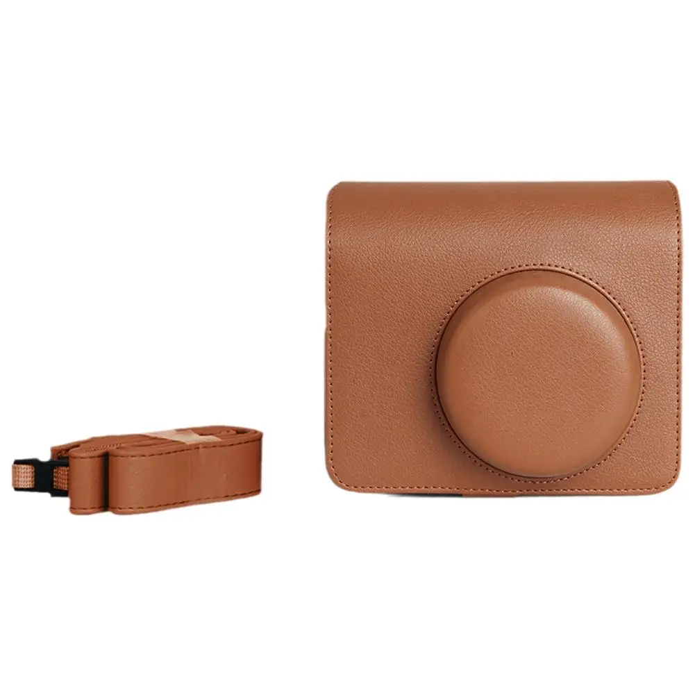 Фото Защитный чехол для камеры Instax Wide 400 PU с ремешком для камеры, устойчивый к царапинам и портативный для хранения Instax Wide 400 U8L7 №4