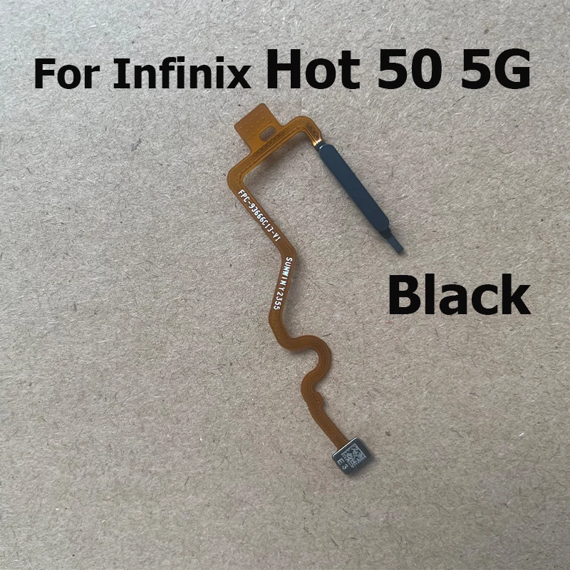 Фото Для Infinix Hot 50 5G датчик отпечатков пальцев Touch ID разъем сканера кнопка «Домой» меню гибкий кабель №3