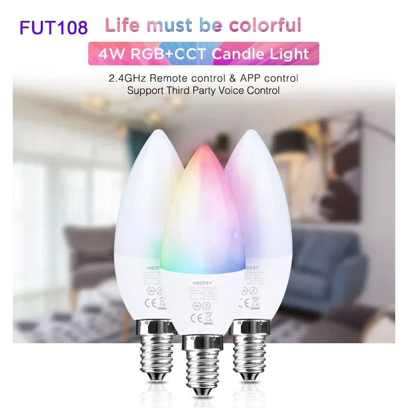 10 шт. Miboxer 4 Вт 6 Вт двойной белыйRGB CCT умная светодиодная лампа E27 GU10 MR16 E14 прожектор лампа 2,4G пульт дистанционного управления 110 В-220 В 12 В (art.: 3920c69e63304) - 3920c69e63304