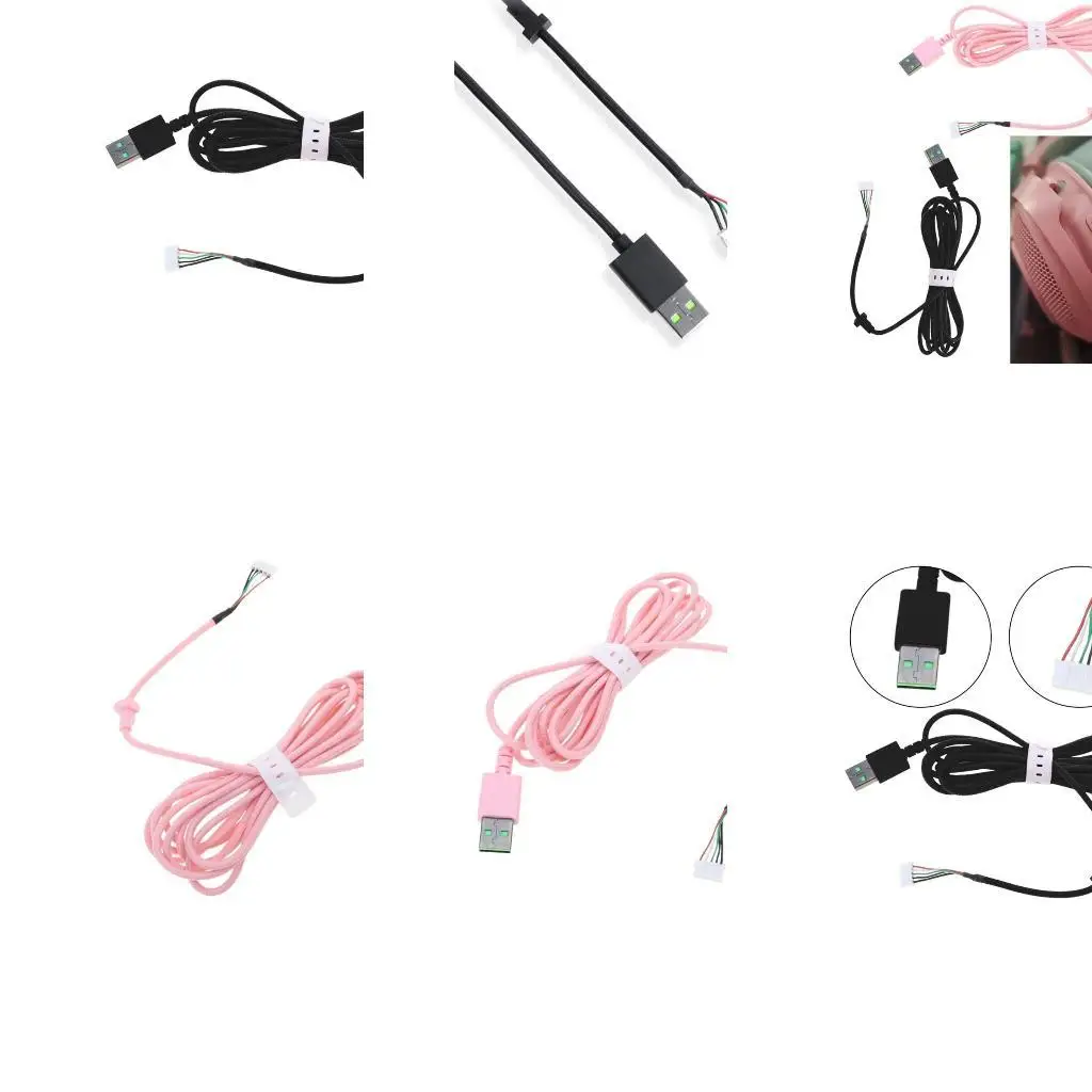 652F Кабель наушников для 7.1 V2 Gaming Hearsets Замена музыкального кабеля шнур