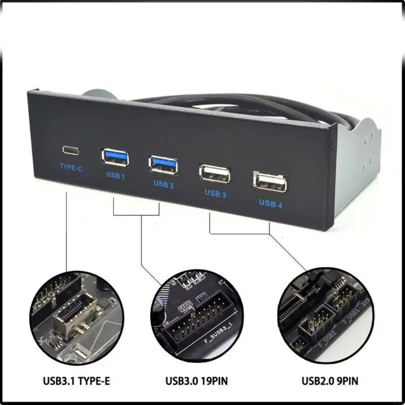 Фото Y5LC USB3.0/3.1 USB 3.1 — 1 шт. USB TypeC + 2x USB3.0 + 2x USB2.0 на передней панели №4