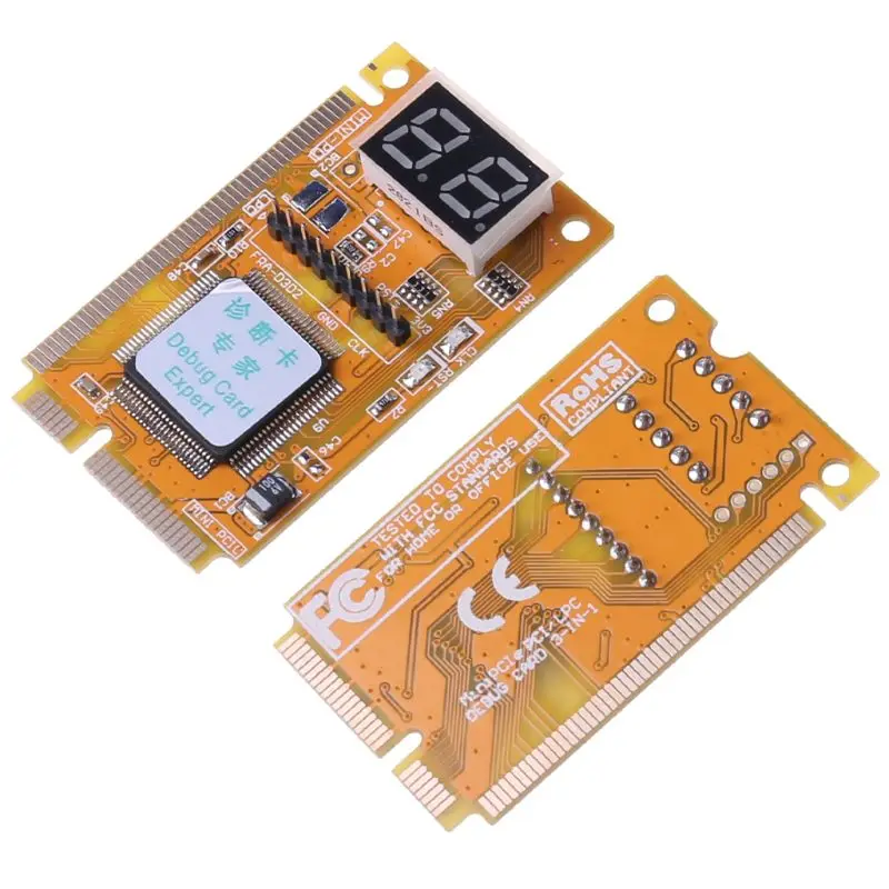 Фото 3 в 1 PCI/PCI-E/LPC Мини PC анализатор для ноутбука тест-er Модуль диагностический пост тест-карта электронная плата PCB светодиодный дисплей №5