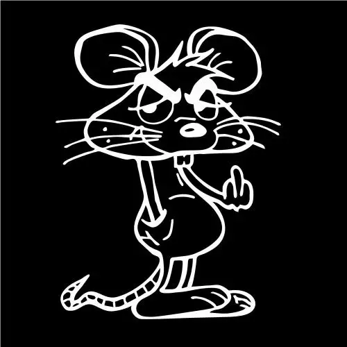 Фото ПВХ Menarik Mobil Mouse Stiker dan Stiker Koper Decoration Интересный Stiker Mobil Stiker Warnaelea Disesuaikan, 17 см * 13 см №2