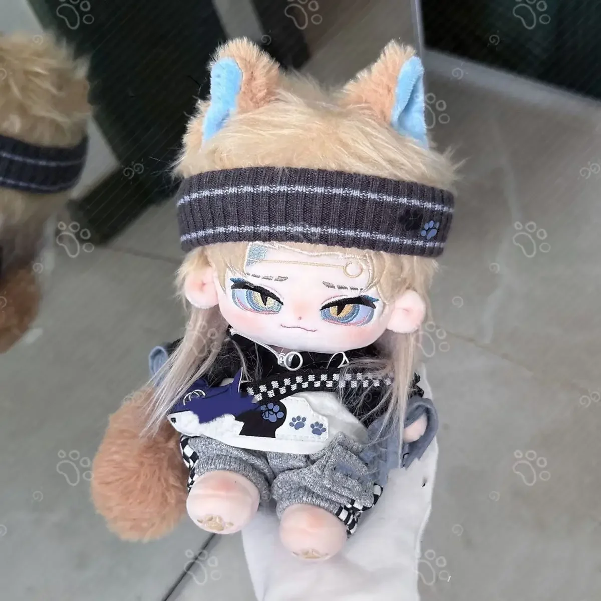 Фото 20 см аниме Luchino Diruse Identity V хлопковая кукла для девочек мягкие игрушки студенческая плюшевая кукла очаровательная деликатесная пушистые уши рождественский подарок №2