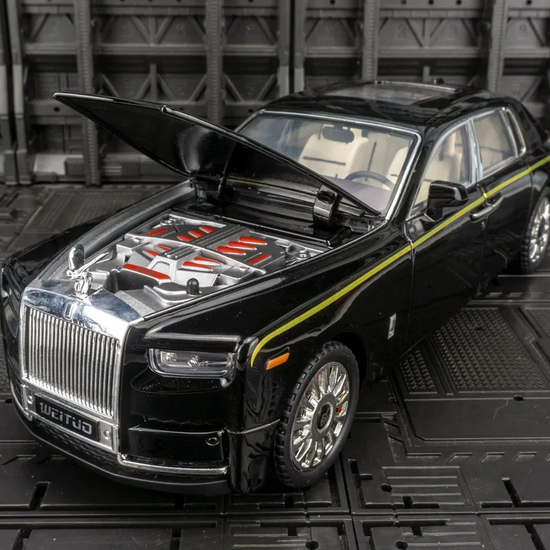 Фото 1:20 моделирование Rolls Royce Phantom седан модель автомобиля большой металлический игрушечный автомобиль из сплава модель автомобиля подарок друзьям №3