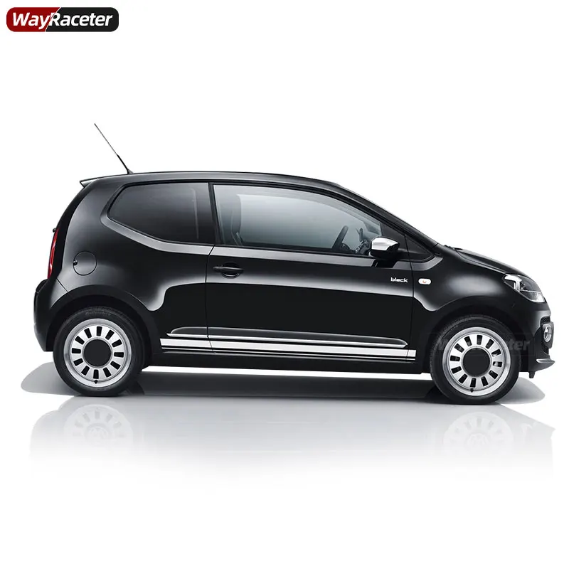 Фото 2 шт., наклейки на юбку для автомобиля Volkswagen VW UP GTI Cross №3