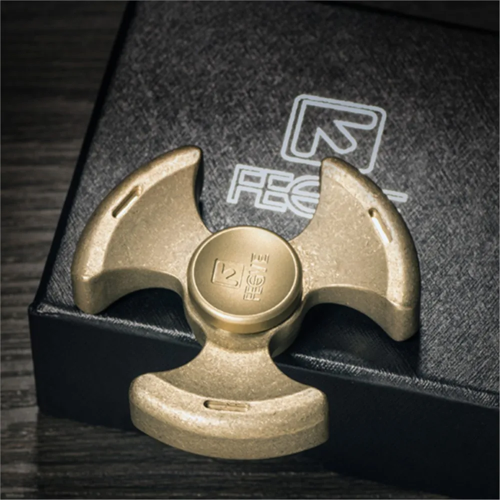 FEGVE EDC Спиннер из латуни, трехлистный Спиннер, игрушки для взрослых, оригинальный дизайн, гаджеты для облегчения тревоги (art.: 3920d20af8d97) - 3920d20af8d97