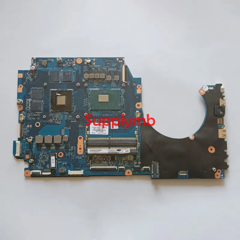 Материнская плата DAG3BAMBAH0 929517-001 I7-7700HQ GTX 1050Ti/4 ГБ для ноутбука HP OMEN 17-AN 17T-AN000, Б, протестирована материнская плата