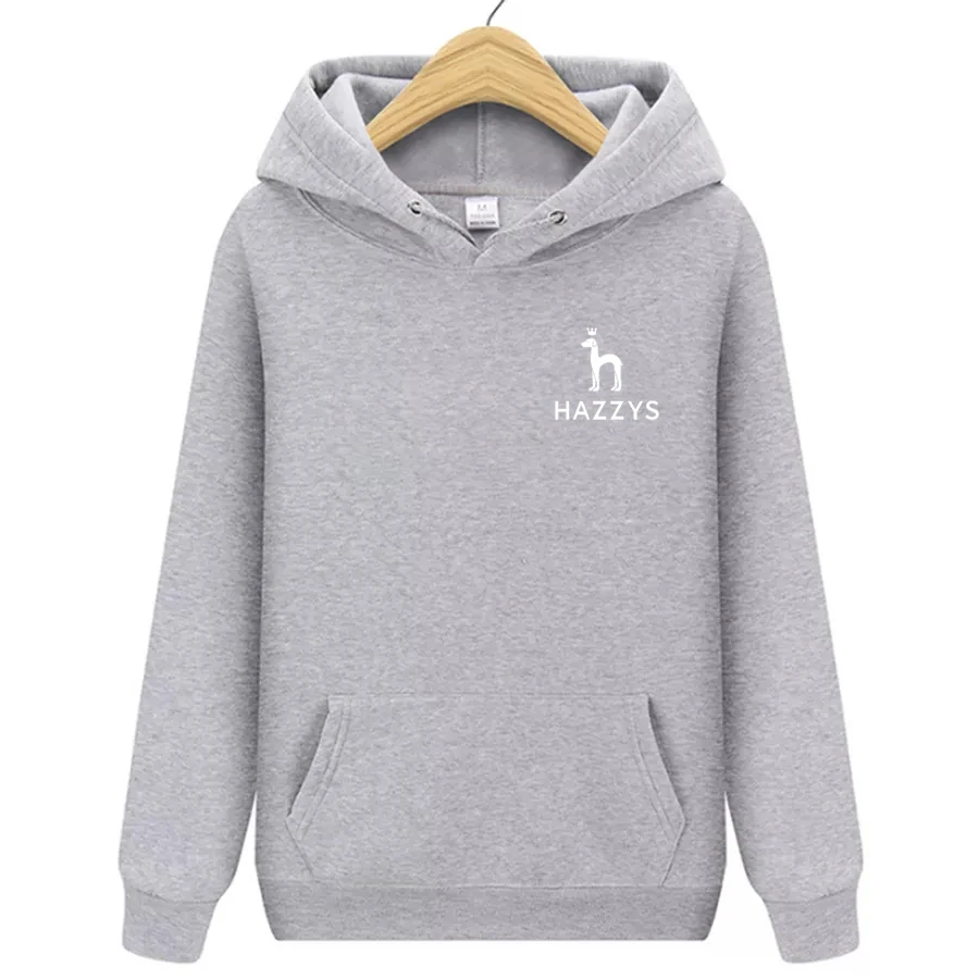 Фото Мужская толстовка с капюшоном, свободная уличная одежда HAZZYS, мужская мода, Осень-зима, Лидер продаж, воротник с капюшоном, 2022 №3
