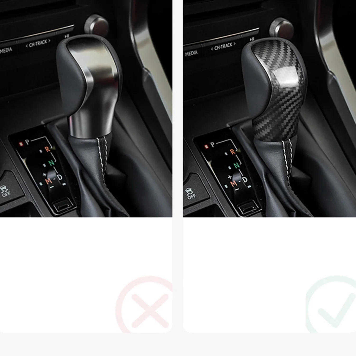 Фото Чехол из углеродного волокна для Lexus NX NX200T ES 200 RX 450H IS GS (красный) №5