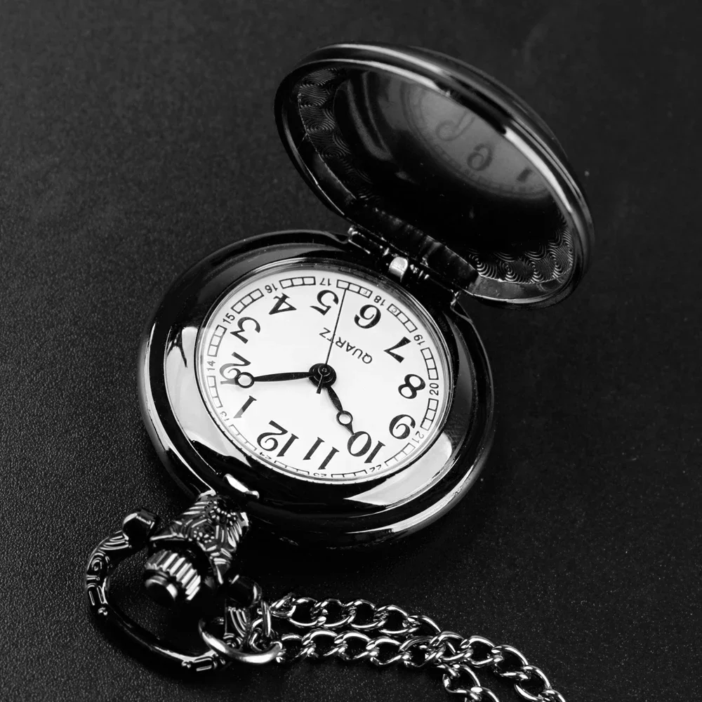 Фото Avenged Sevenfold Niklass Design Стеклянный купол Карманные часы с цепочкой и ожерельем Винтажные кварцевые часы с подвеской Мужские женские часы в подарок №2