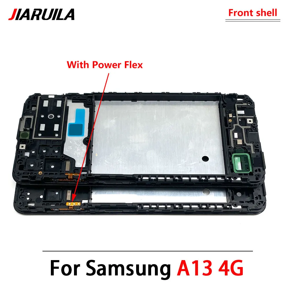 Фото Для Samsung A13 A14 A23 4G 5G A135 A136 A145 A146 A235 A236, передний корпус, рамка ЖК-дисплея, панель, панель, рамка, Запасная часть №4