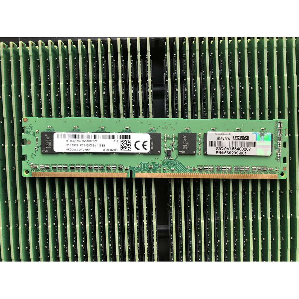 1 шт. для HP Z220 Z228 Z230 Z400 Z420 8 ГБ 2Rx8 UDIMM ECC Серверная память Быстрая доставка Высокое качество 8G DDR3 1600 (art.: 3920ccca66d39) - 3920ccca66d39