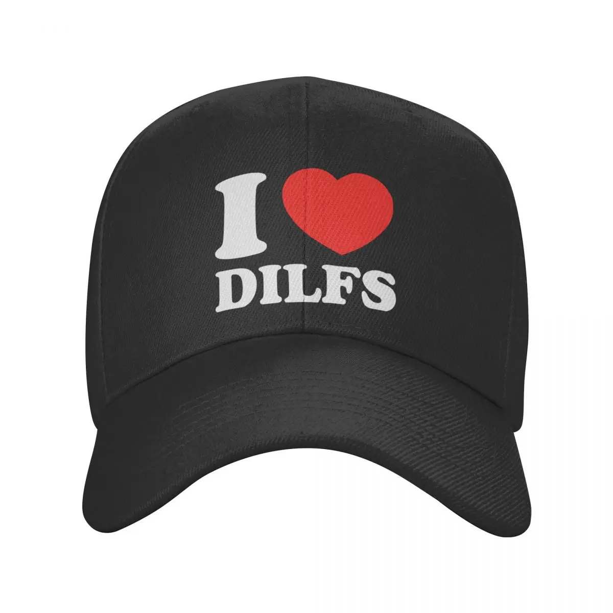 Бейсболка I Love Dilfs для мужчин и женщин, регулируемая бейсболка для улицы, осенняя