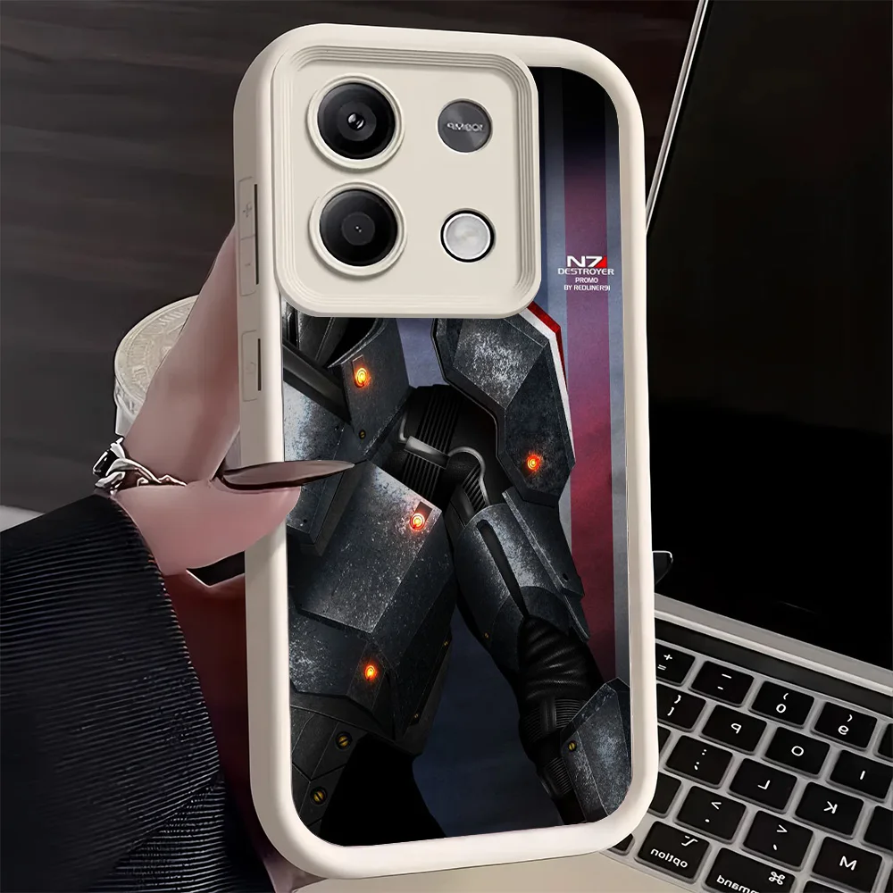 Фото Чехол для телефона N7 Mass Effect для Xiaomi Redmi Note 14 13 12 Pro Plus 12S 11S 11 11T 10 10S 9 9S 5G Bumper Cover Fundas №5