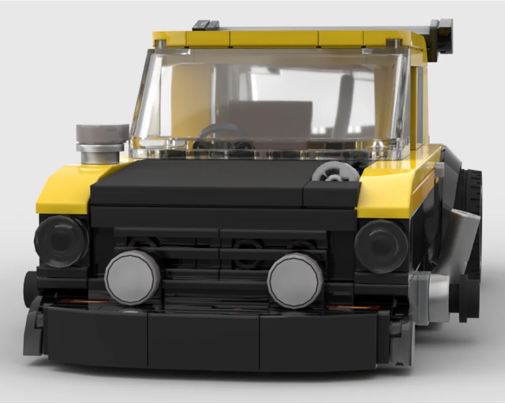 Фото Moc 2024, City Speed Champion 1981, надежные автомобили Робин, спортивный автомобиль, строительные блоки, креативные гаражные игрушки, рождественский подарок ребенку №2
