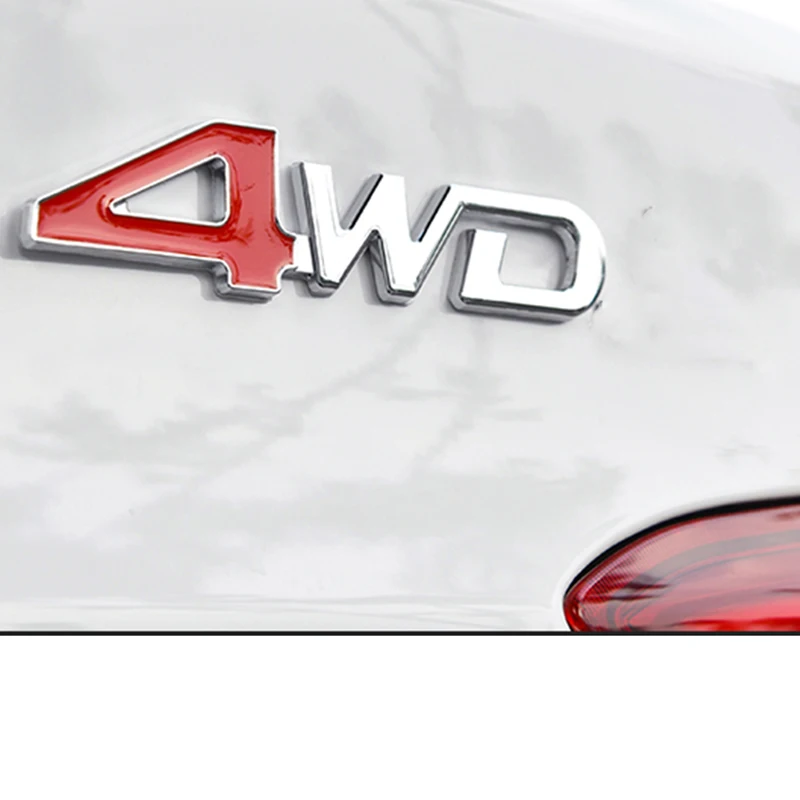 1X 4WD металлическая наклейка 3D хромированная эмблема, наклейка, Стайлинг автомобиля для BMW E60 E61 E62 E70 E87 E90 E91 E92 E93 M3 M5 E36 E46 (art.: 3920ca82460a4) - 3920ca82460a4