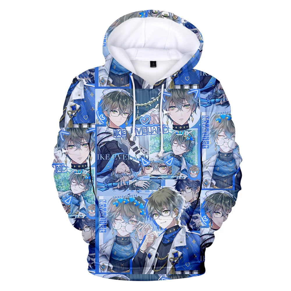 2022 Толстовка HOLOLIVE Vumbi хита Rias Merch с капюшоном Pakaian Winer Толстовка Pakaian Olahraga Wanita