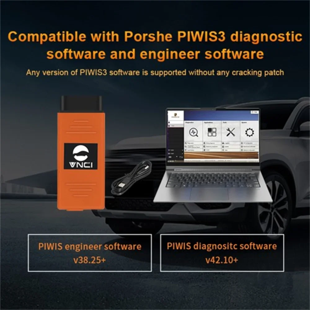 Фото VNCI PT3G для диагностического сканера Porsche, совместимого с оригинальными драйверами программного обеспечения PIWIS Plug and Play №3