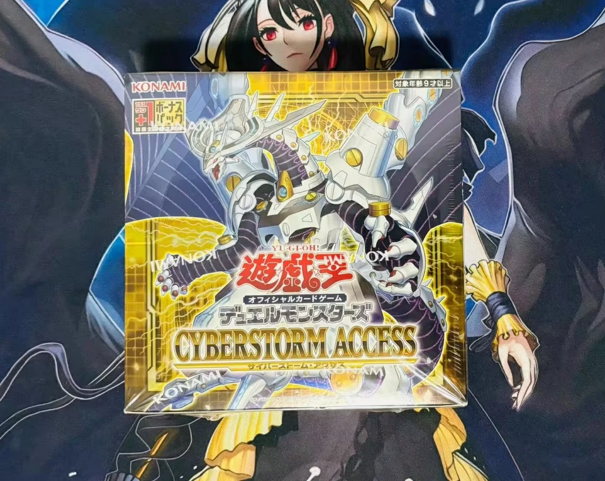 Yugioh KONAMI поединки монстров OCG CYBERSTORM доступ CYAC японская коллекция герметичная коробка бустер