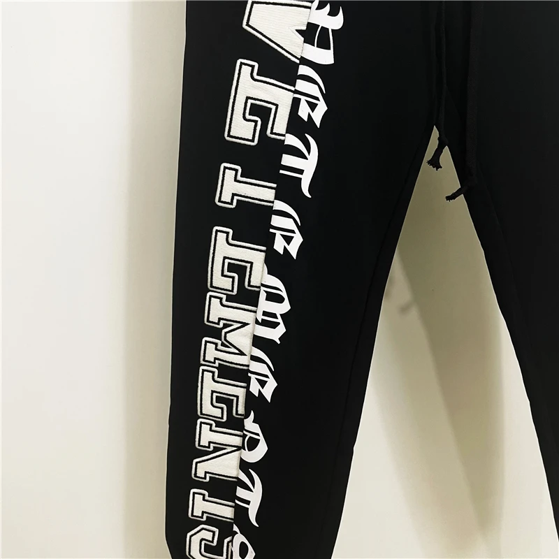 Фото 21FW Celana TOP Hiphop Vetement Bordir tamal Sulam Pria Wanita 1:1 №4