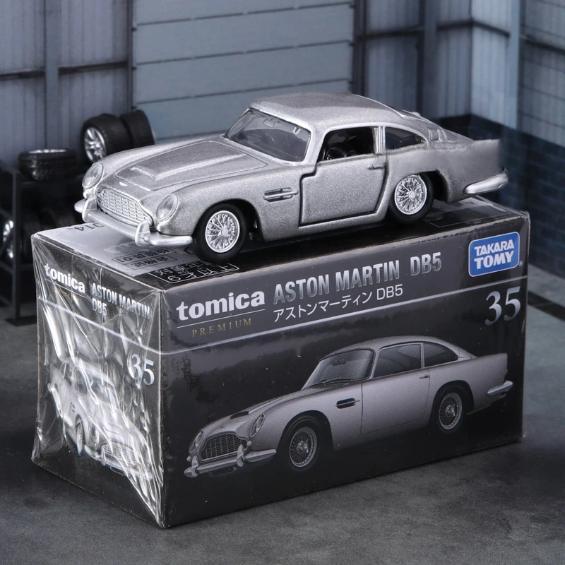 TAKARA TOMY ASTON MARTIN DB5 легкосплавный автомобиль, литье под давлением и игрушечный транспорт, модель автомобиля, миниатюрная масштабная модель автомобиля для детей