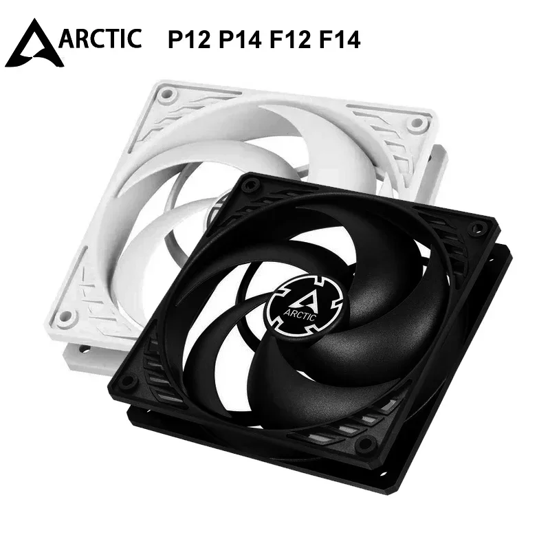 Фото ARCTIC F12 P12 P14 F14 PWM PST Co 12 см Вентилятор корпуса 120 мм Вентилятор охлаждения ПК Кулер процессора FDB PWM Контроль температуры Бесшумный черный/белый №3