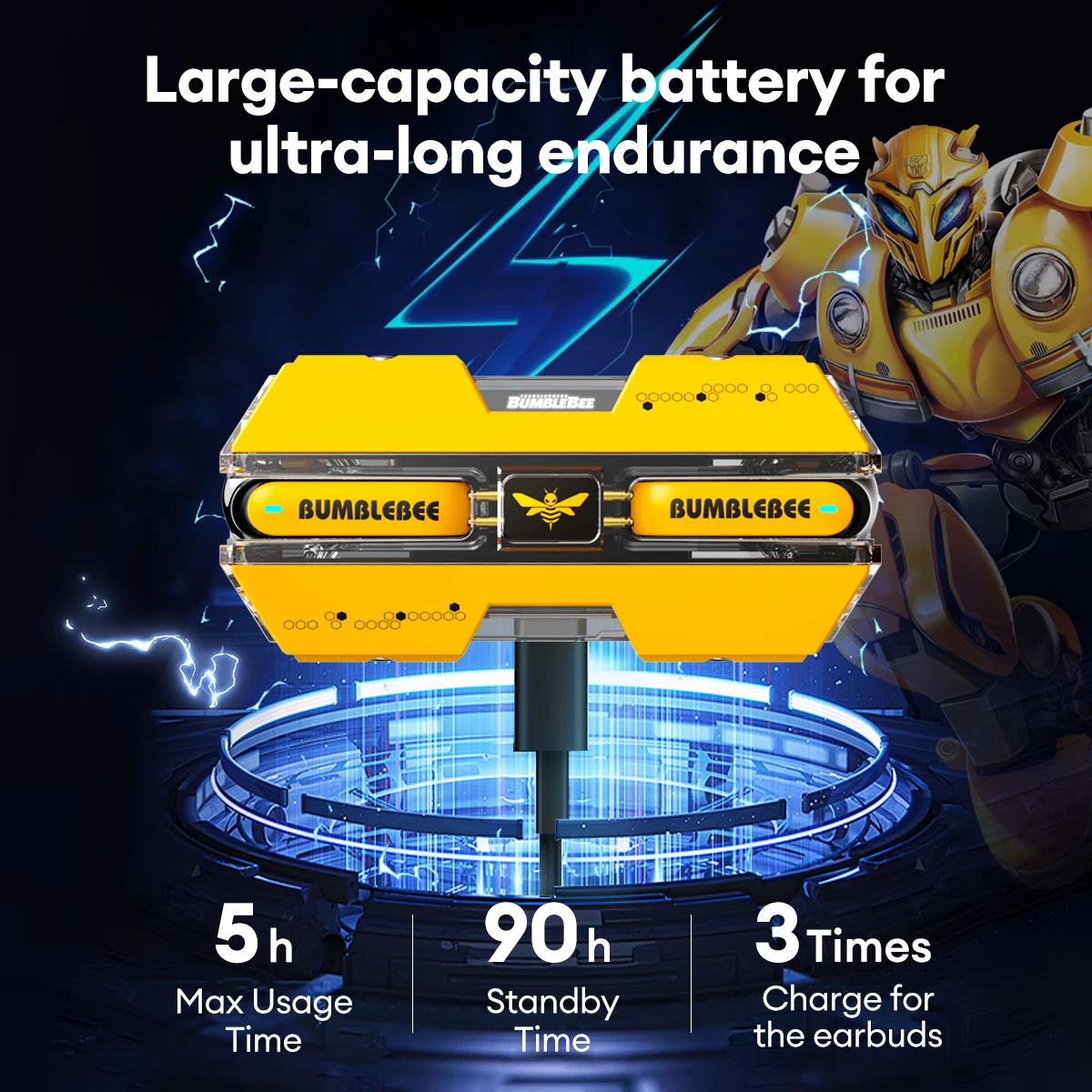 Фото Transformers TF-T01 Bluetooth 5,3 наушники HIFI; Гарнитура; TWS беспроводные наушники; Низкая задержка; Игровая музыка; Двухрежимные наушники №3