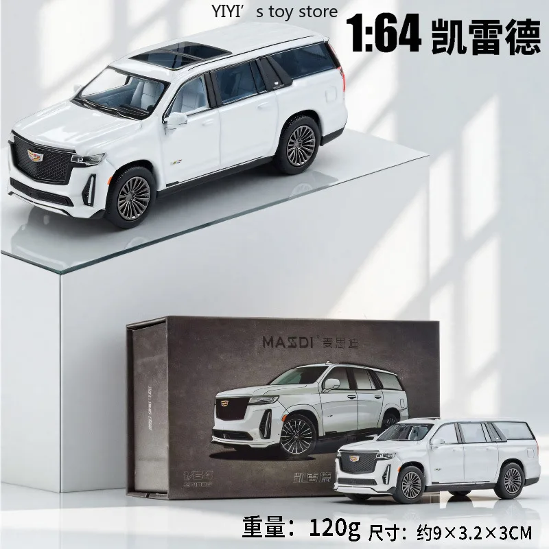 Модель внедорожника Macy's 1:64 Escalade, высококачественное украшение для рабочего стола, высококачественные коллекционные предметы и подарки 20