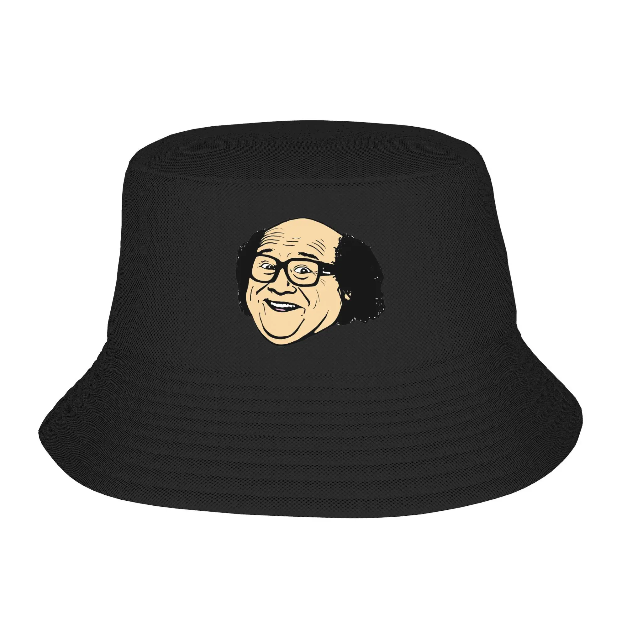 Панама-ведро Danny Devito 2, шляпы-боб, уличные шапки в стиле хип-хоп, осень на лето, пляжная рыбалка, унисекс, рыбацкие шапки