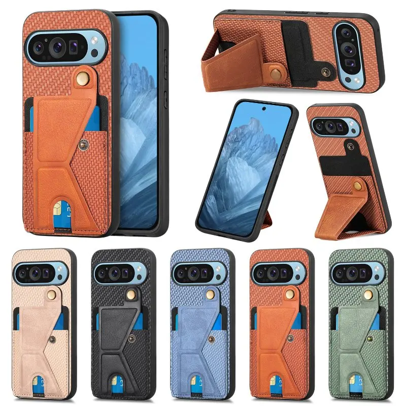 Задние слоты для карт с держателем, чехол для телефона Google Pixel 9 Pro XL 8A 8Pro 7 Pro 7A, защитный чехол