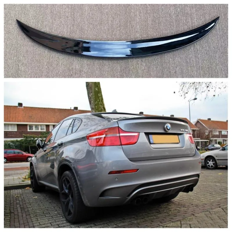 Спойлер Aksesori Mobil Belakang Warna Primer Sayap Belakang Mobil Bahan ABS Kualitas Tinggi для BMW X6 E71 2008-2013