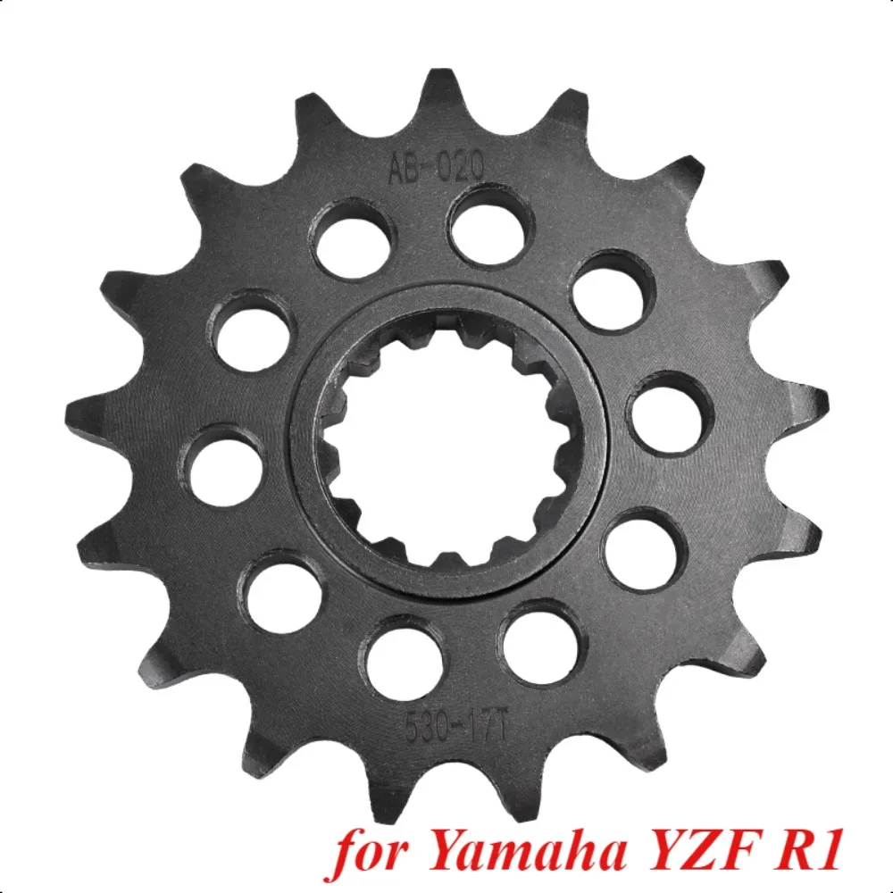 530 17T передняя звездочка стартера для Yamaha FZ1 2006-2014 FJ1100 FJ1200 XJR1300 MT-01 FZ1 Fazer YZF R1 2009-2014