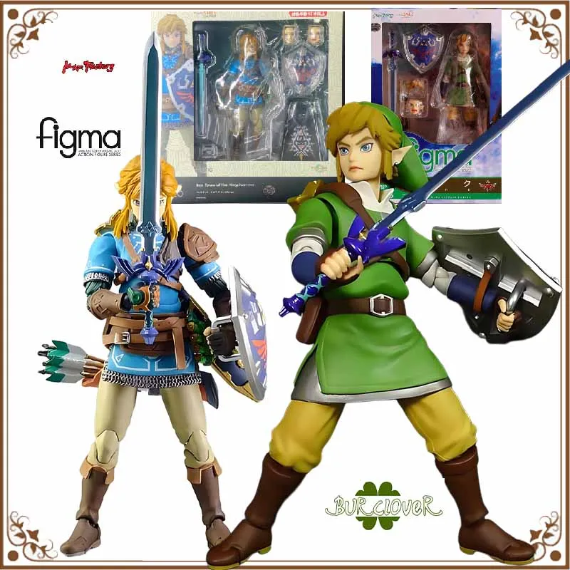 Max оригинальная аниме-фигурка Figma The Legend of Zelda: Tears of the Kingdom Link, экшн-фигурки, игрушки для мальчиков/девочек
