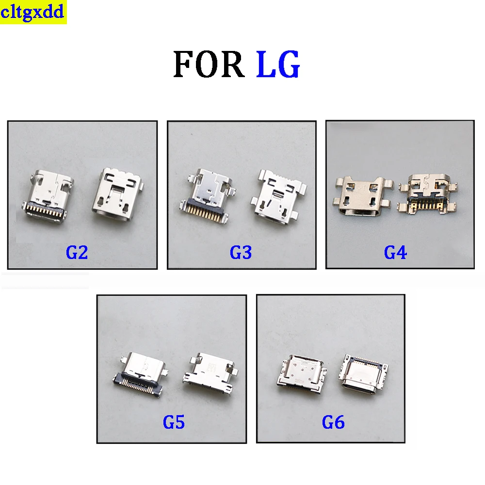 Cltgxdd 2 шт. для LG G2, G3, G4, G5, G6, H810, H811, H812, H815, H868, VS986, ls991, разъем для зарядного порта USB