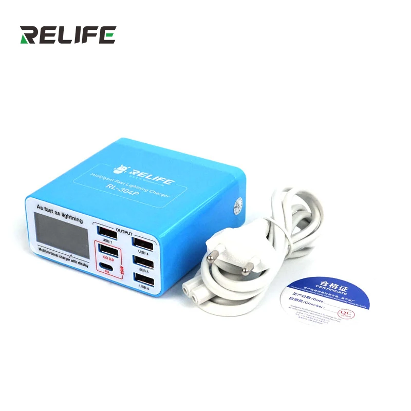 USB-зарядное устройство с ЖК-дисплеем