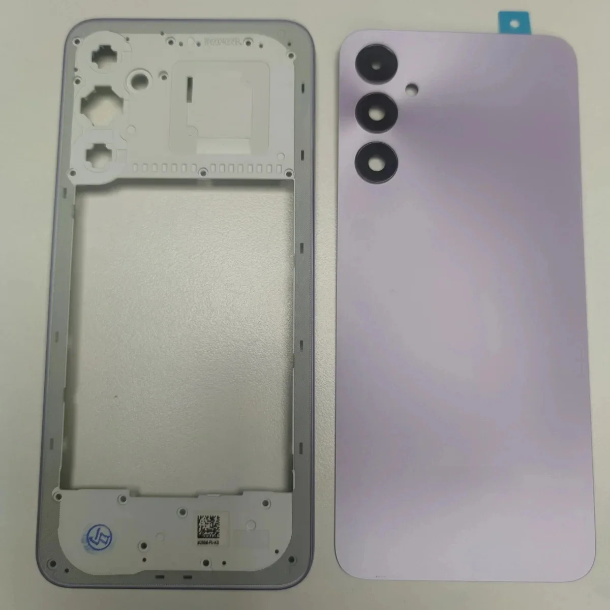 Полный корпус для Samsung A05S SM-A057F SM-A057M SM-A057G, средняя крышка рамы + задняя крышка, задняя крышка, запасные части для задней двери (art.: 3920d1431ff5a) - 3920d1431ff5a