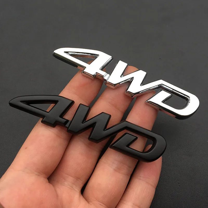 4WD металлическая наклейка 3D хромированная эмблема 4X4 значок наклейка Стайлинг автомобиля для Honda CRV Accord Civic Suzuki Grand Vitara Swift SX4 наклейка Внешние аксессуары