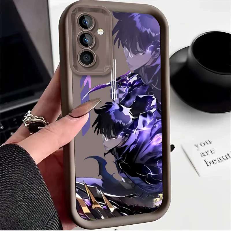 Фото Чехол Solo Leveling для Samsung Galaxy A73 A72 A71 A31 A30 A24 A23 A22 A21S A20S A20 A16 A15 A14 A13 A12 4G A06 M55 M54 5G Cover №4